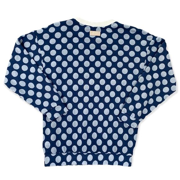 ADIDAS Women's Trefoil Dot Allover Print Sweater Pullover. XS - Picture 3 of 8